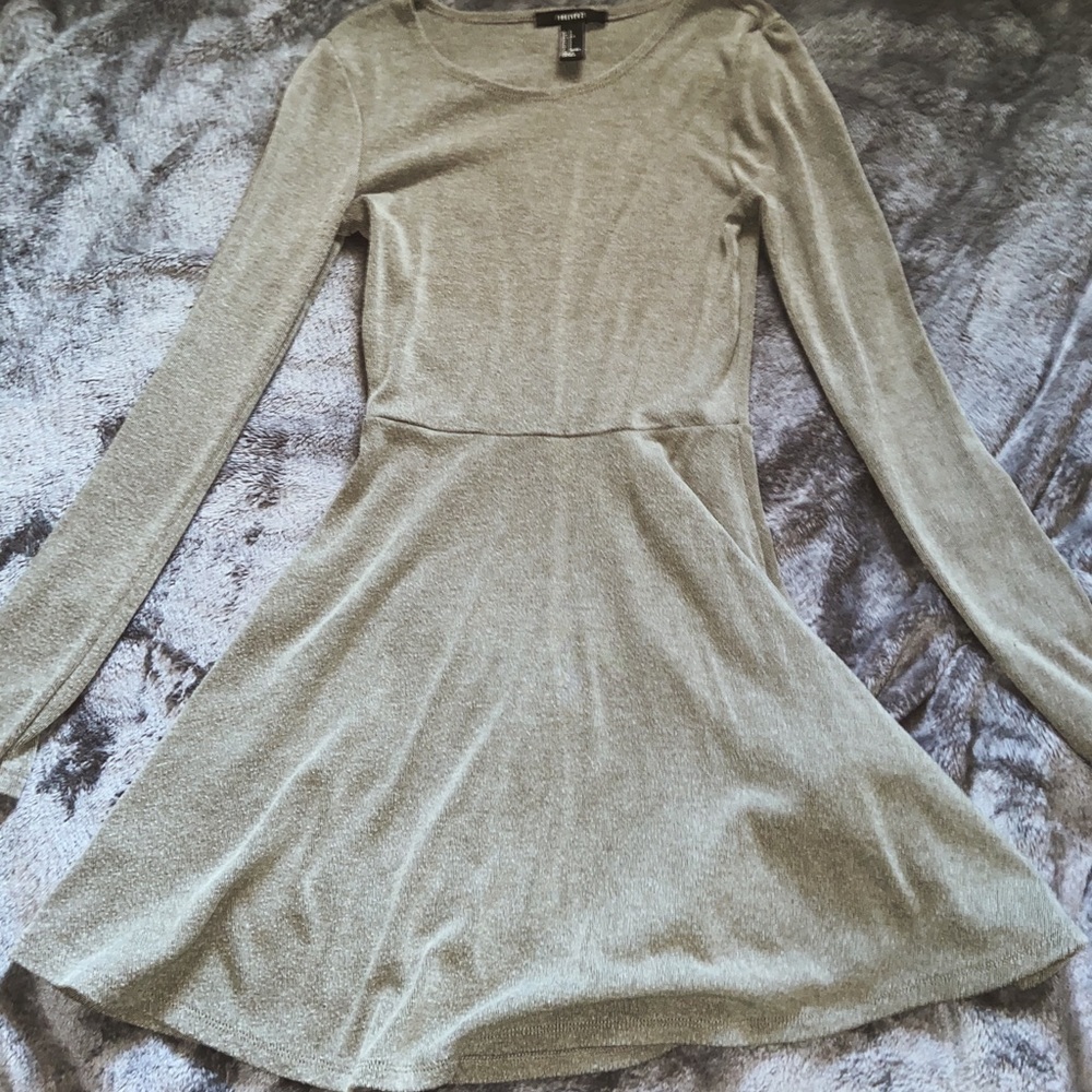Olive green dress